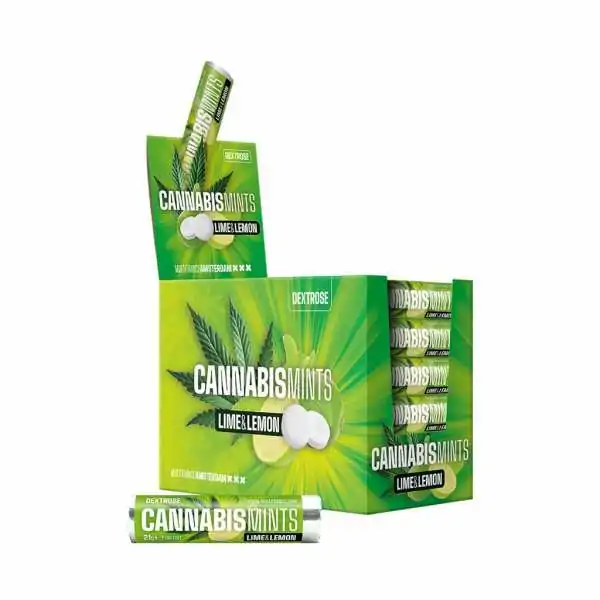 Lot de rouleau bonbon citron cannabis