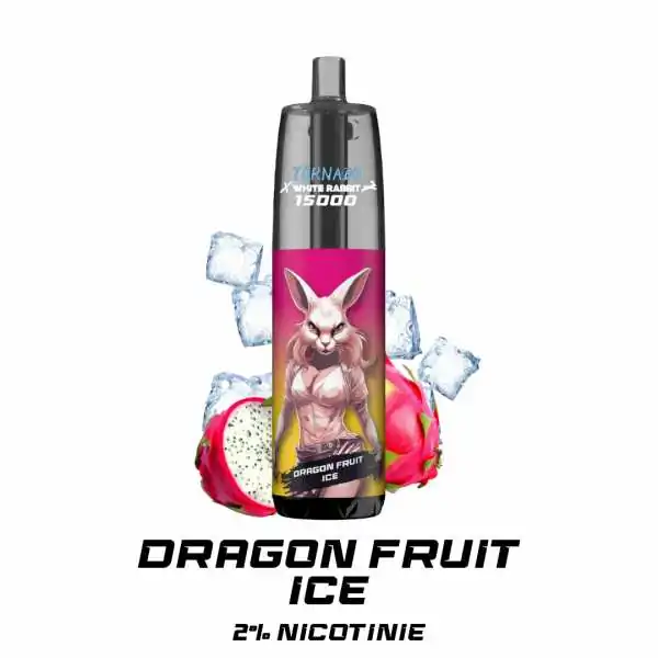 Puff white rabbit dragon fruit ice