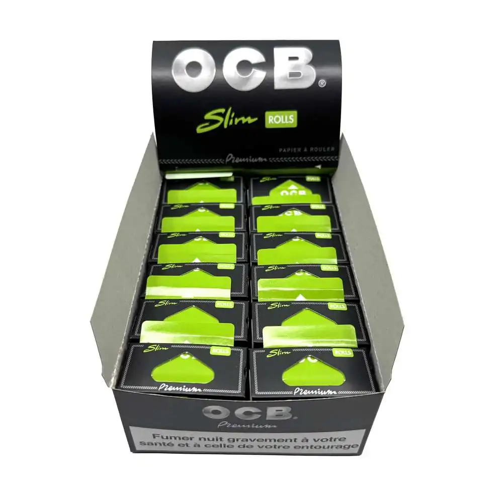 Boîte de 24 rouleaux OCB Rolls Premium Slim