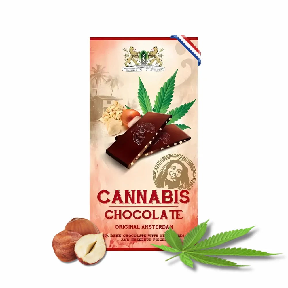 Chocolat noir graines de chanvre