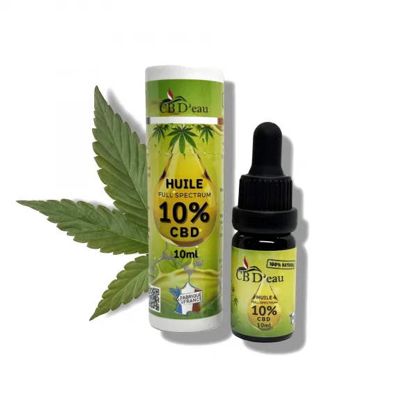 Huile CBD 10% CBD'EAU