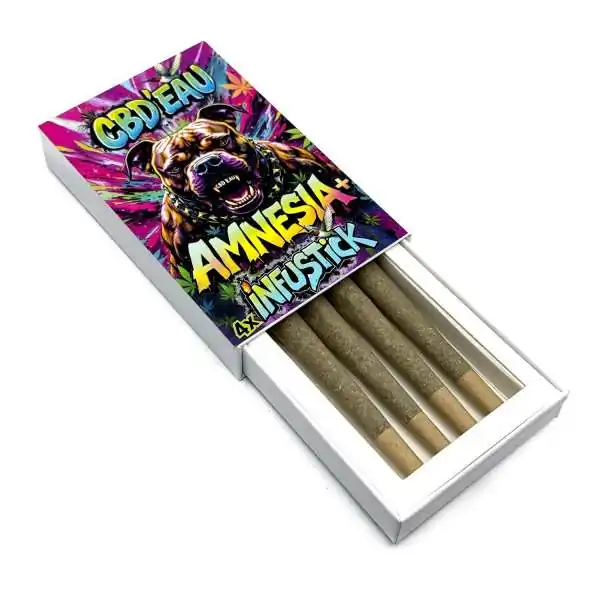 Infustick CBD Amnesia 7% - Lot de 4 sticks