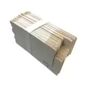 Lot de 50 Boîtes Carton Blanc