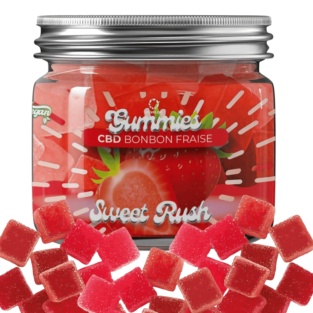 Gummies CBD Confort Sweet Rush Fraise 10mg CBD