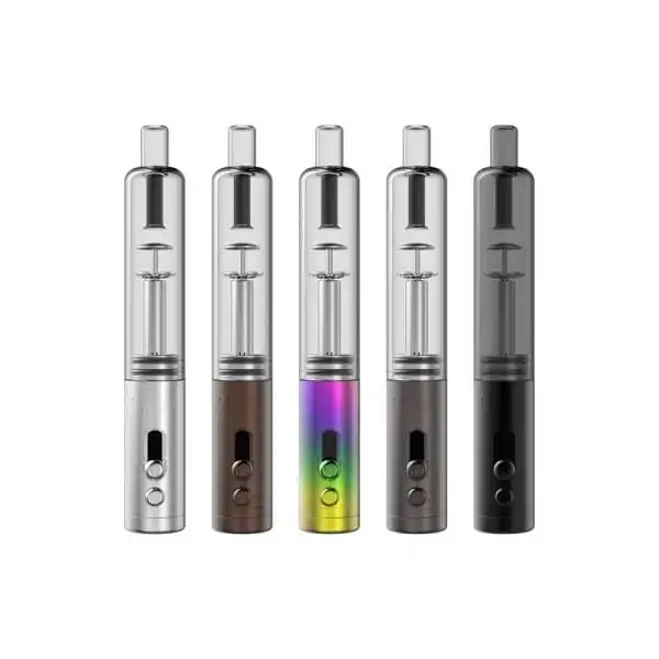 Cinq pipes à eau portables Sunpipe H2OG en différentes couleurs pour herbes sèches