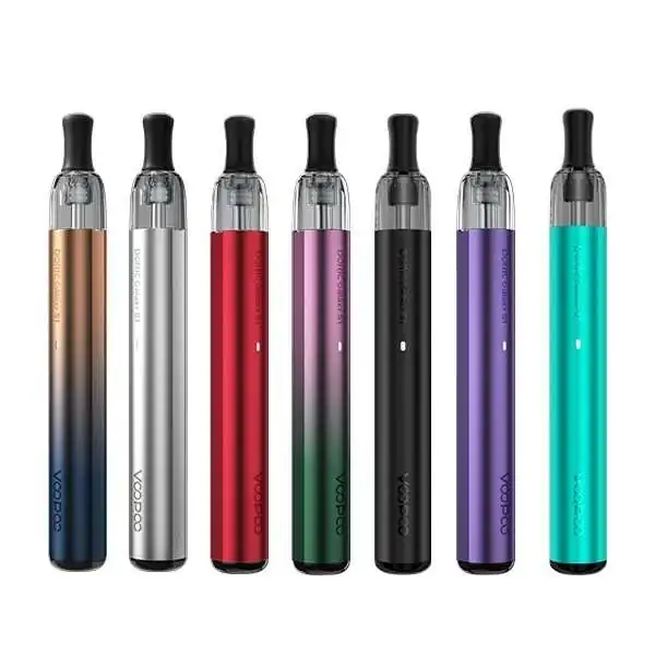 Kit Pod Doric Galaxy S1 800mAh Voopoo en 7 coloris dégradés avec embout transparent
