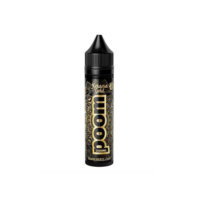 E-liquide CBD Poom Ketama Gold 50ml WEECL - Arôme Naturel Full Spectrum (5000mg)