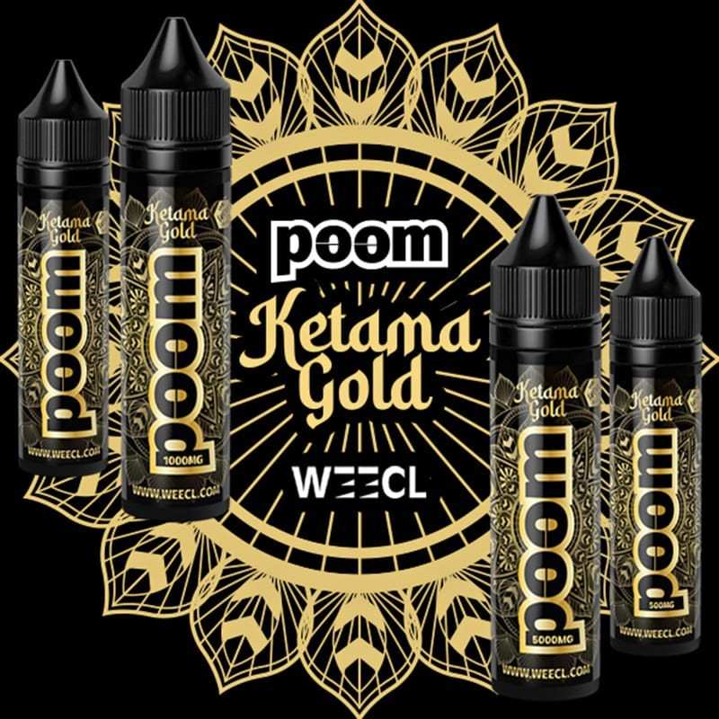 E-liquide CBD Poom Ketama Gold 50ml WEECL - Arôme Naturel Full Spectrum (2000mg)