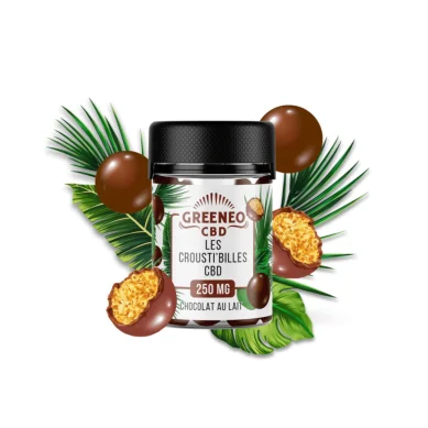 Chocolat CBD Crousti'Billes 250mg GREENEO