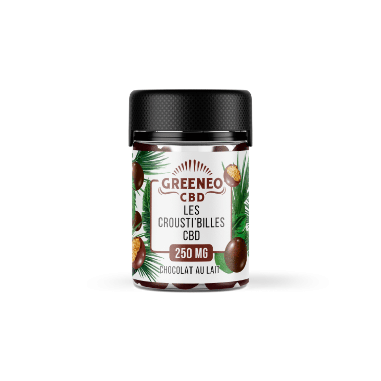 Crousti'Billes CBD Chocolat Greeneo 250mg | GREENEO