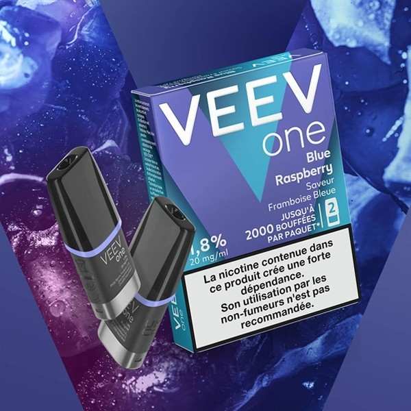 pod veev one noir carbone + 2 cartouches Veev One Classic Kit Noir Carbone + 4 Recharges
