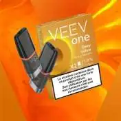Paquet Veev One Deep Yellow Mangue, 2 pods pré-remplis, saveur mangue, 1.8% nicotine
