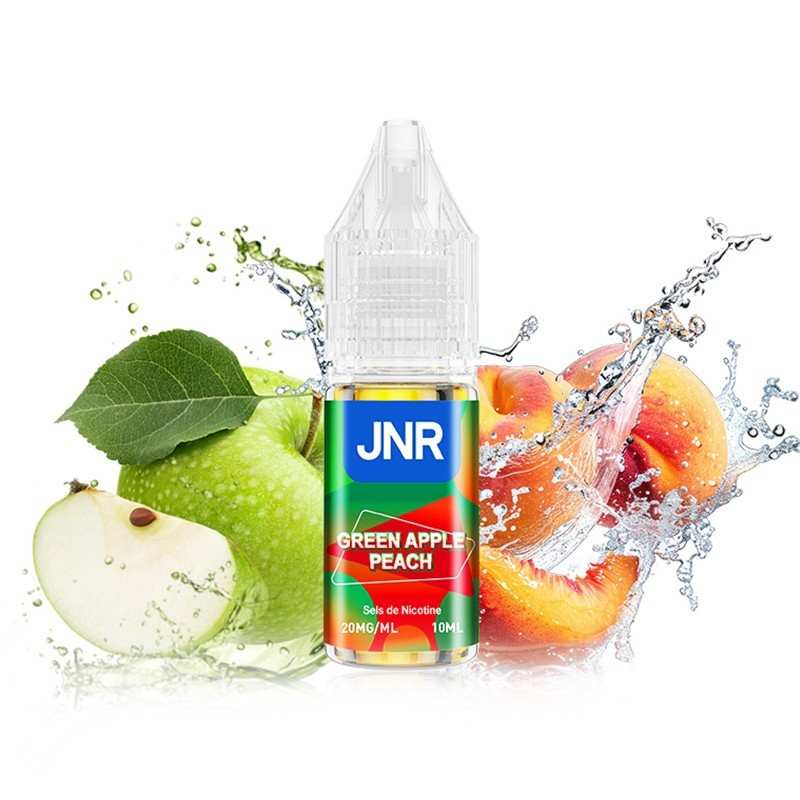 E-liquide Green Apple Peach JNR 20mg - Sels Nicotine 10ml France