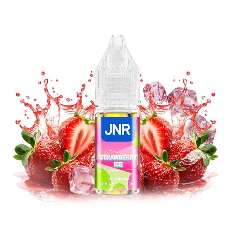 E-liquide Strawberry Ice JNR 10ml - Sels Nicotine 20mg | Fraise Glace