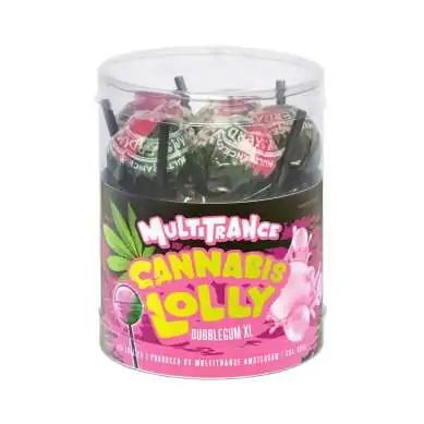 Sucette au cannabis, chewing-gum bubblegum