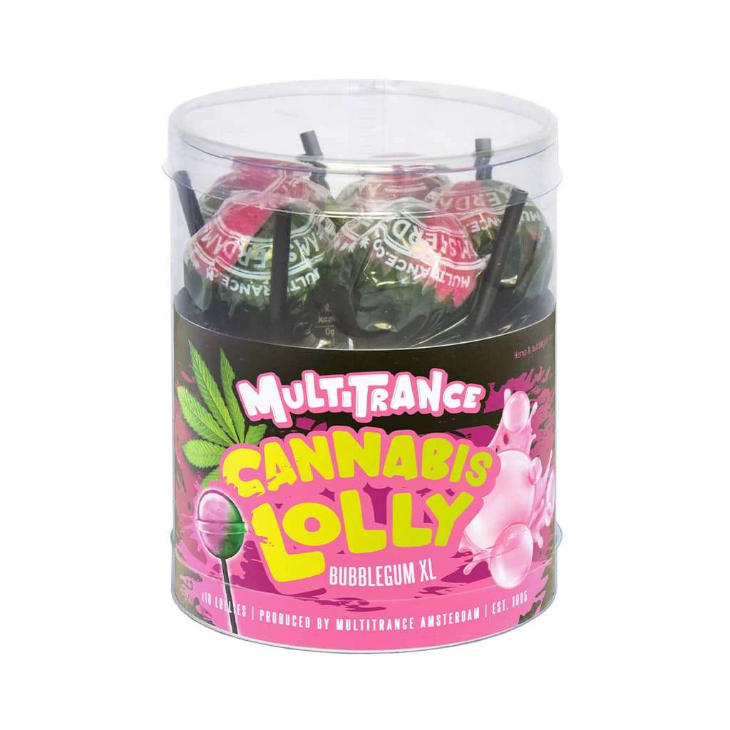 Sucette cannabis bubblegum - 10 pcs | MULTITRANCE