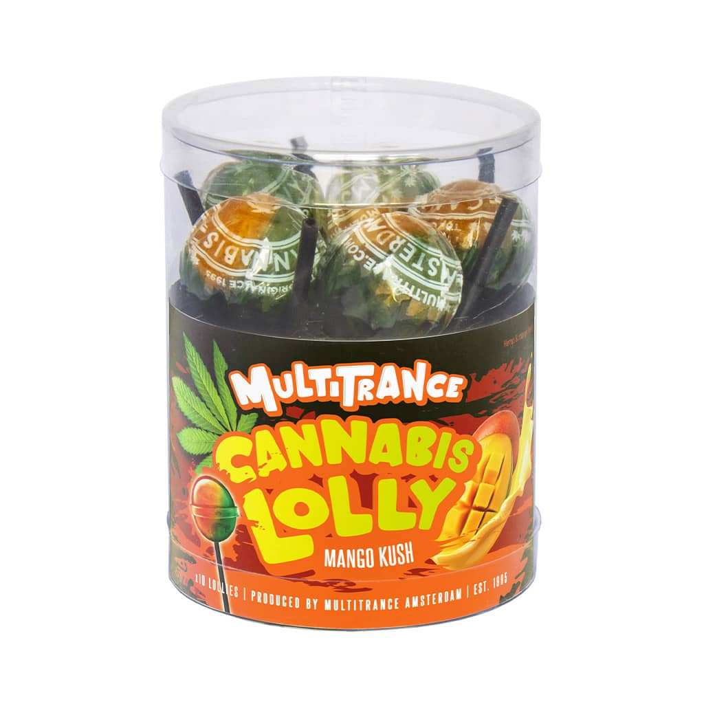 Sucette cannabis mangue - 10 pcs | MULTITRANCE