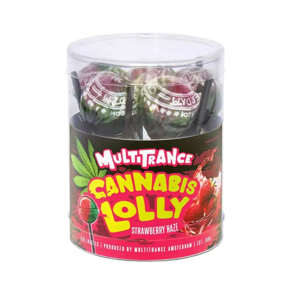 Sucette au cannabis fraise MULTITRANCE