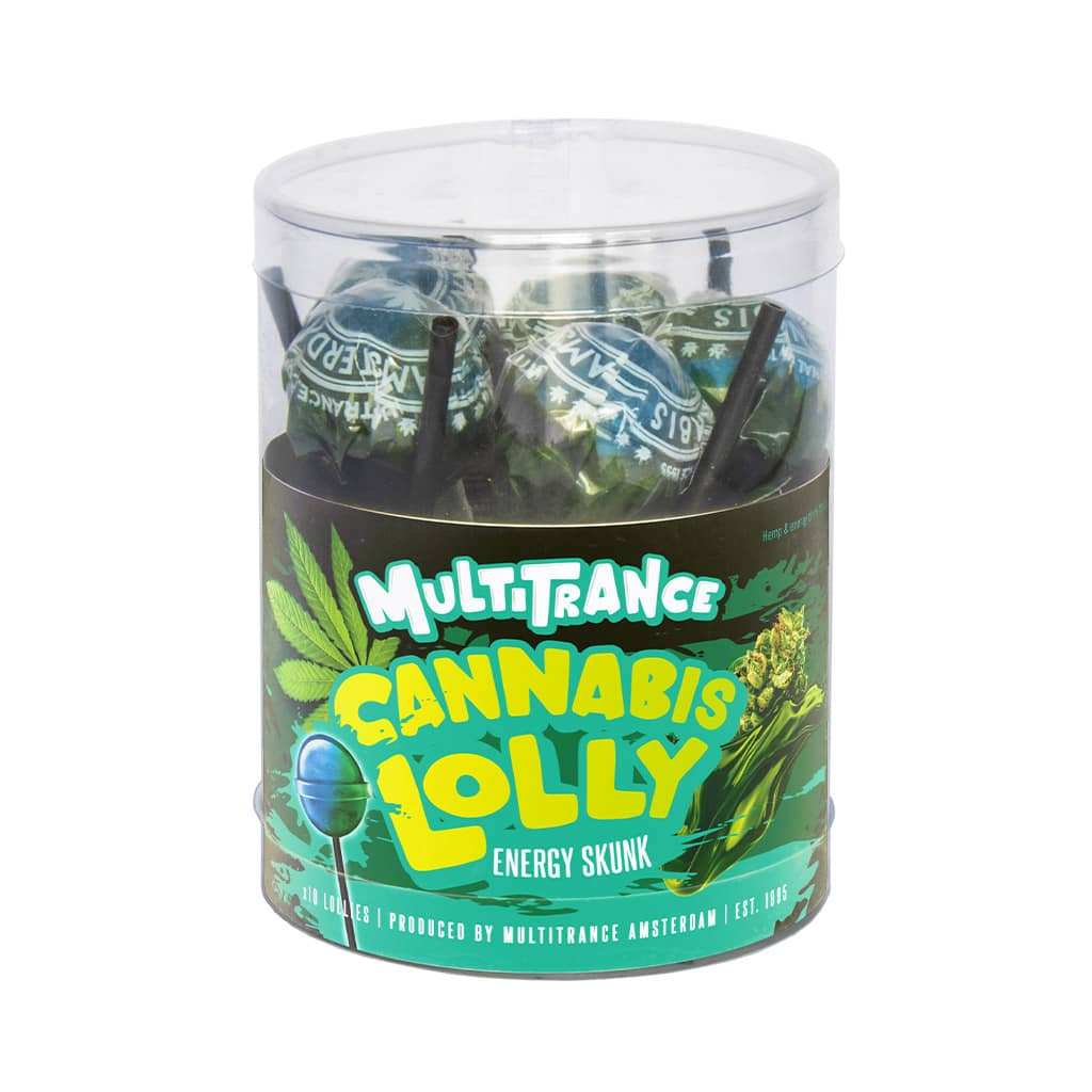 Sucette cannabis energy skunk - 10 pcs | MULTITRANCE