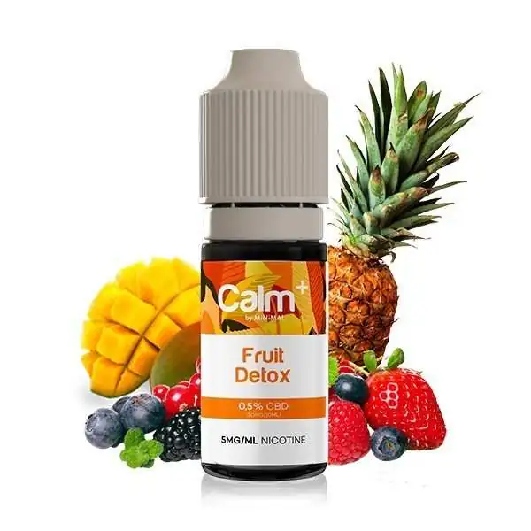 E-liquide Fruit Detox 10ml Calm+ CBD Nicotine - FUU