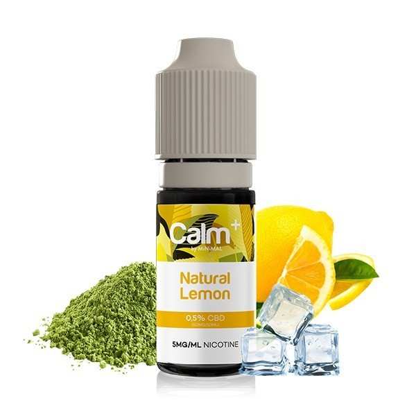 E-liquide CBD Natural Lemon 10ml Calm+ by Minimal - FUU (10 mg/ml)