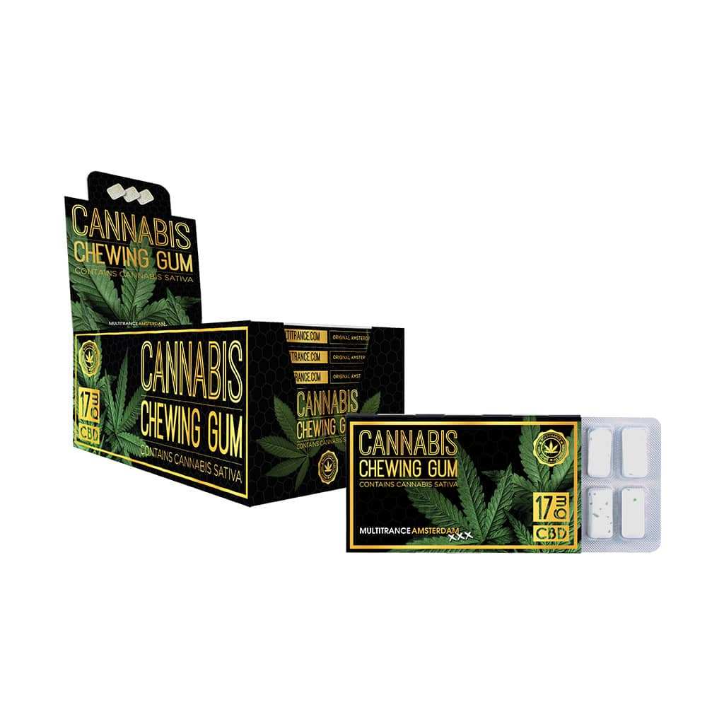 Chewing gum CBD 17mg Multitrance | Gomme bien-tre au cannabidiol