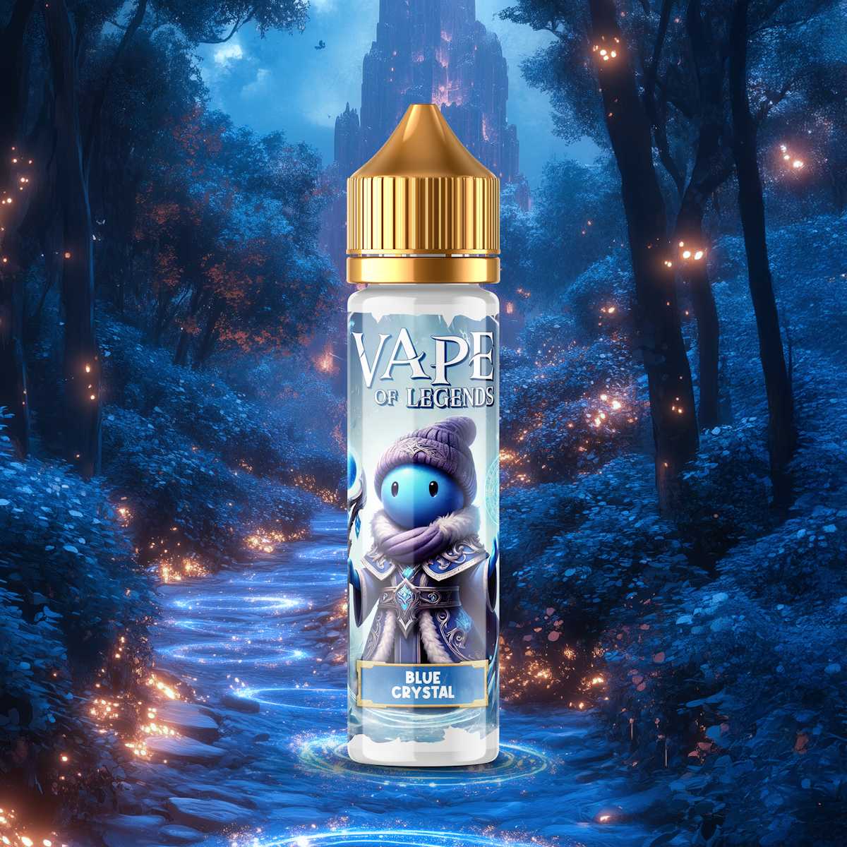 Blue Crystal | E-liquide Fruité Glacé Premium Made in France