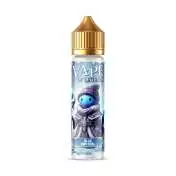 E-liquide Blue Crystal Vape of Legends, flacon avec personnage bleu fantastique
