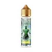 E-liquide Vape of Legends Limo Frost, flacon avec image fantastique d'un être vert lumineux