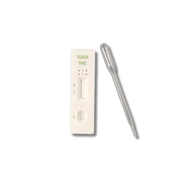 Test de dépistage urinaire THC TODA PHARMA avec bandelette réactive, détection cannabis