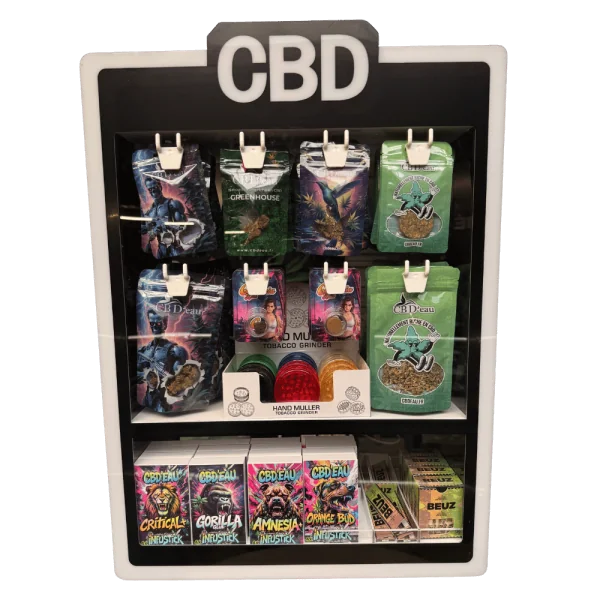 Vitrine Complète Fleurs & Résine - CBD’eau