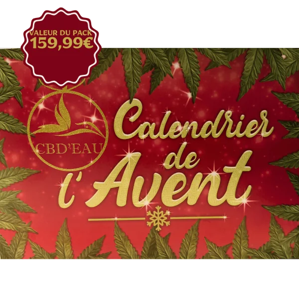Calendrier de l'avent CBD'eau Plus de 24 gr de fleurs !