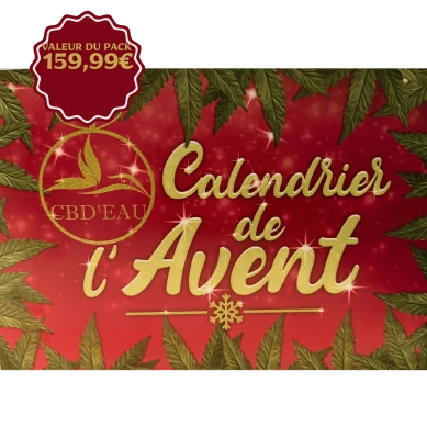 Calendrier de l'avent CBD'eau Plus de 24 gr de fleurs !