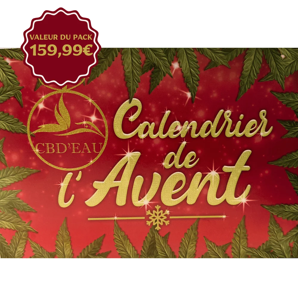 Calendrier de l'avent CBD'eau Plus de 24 gr de fleurs !