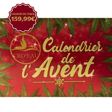Calendrier de l'avent CBD'eau Plus de 24 gr de fleurs !