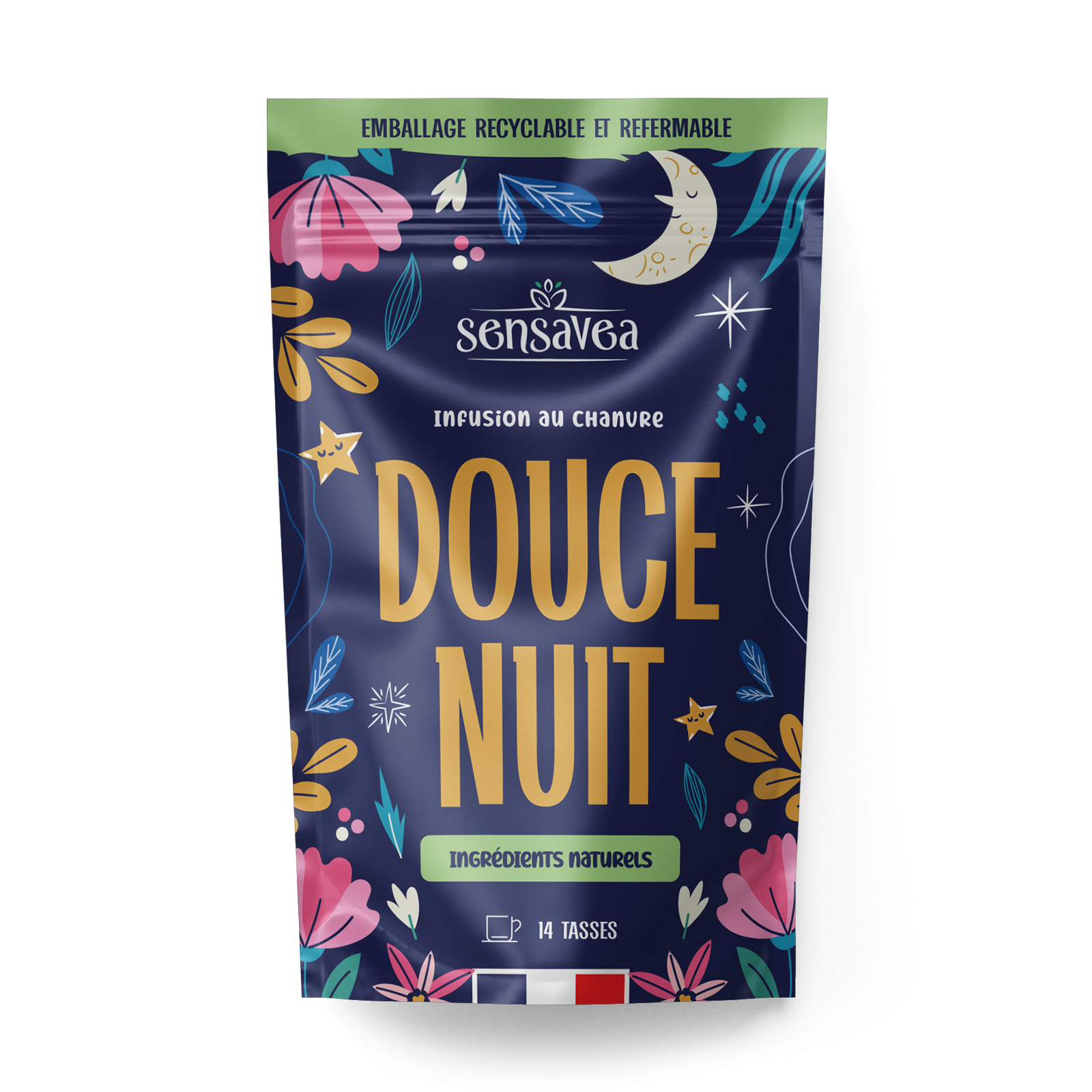 Tisane CBD bio douce nuit | SENSAVEA