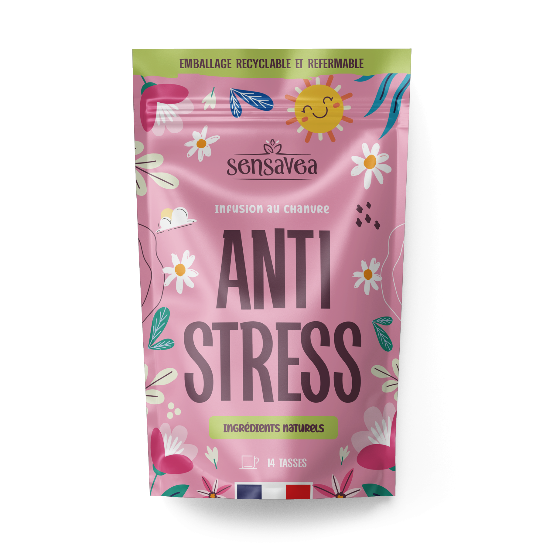 Tisane CBD bio anti stress | SENSAVEA