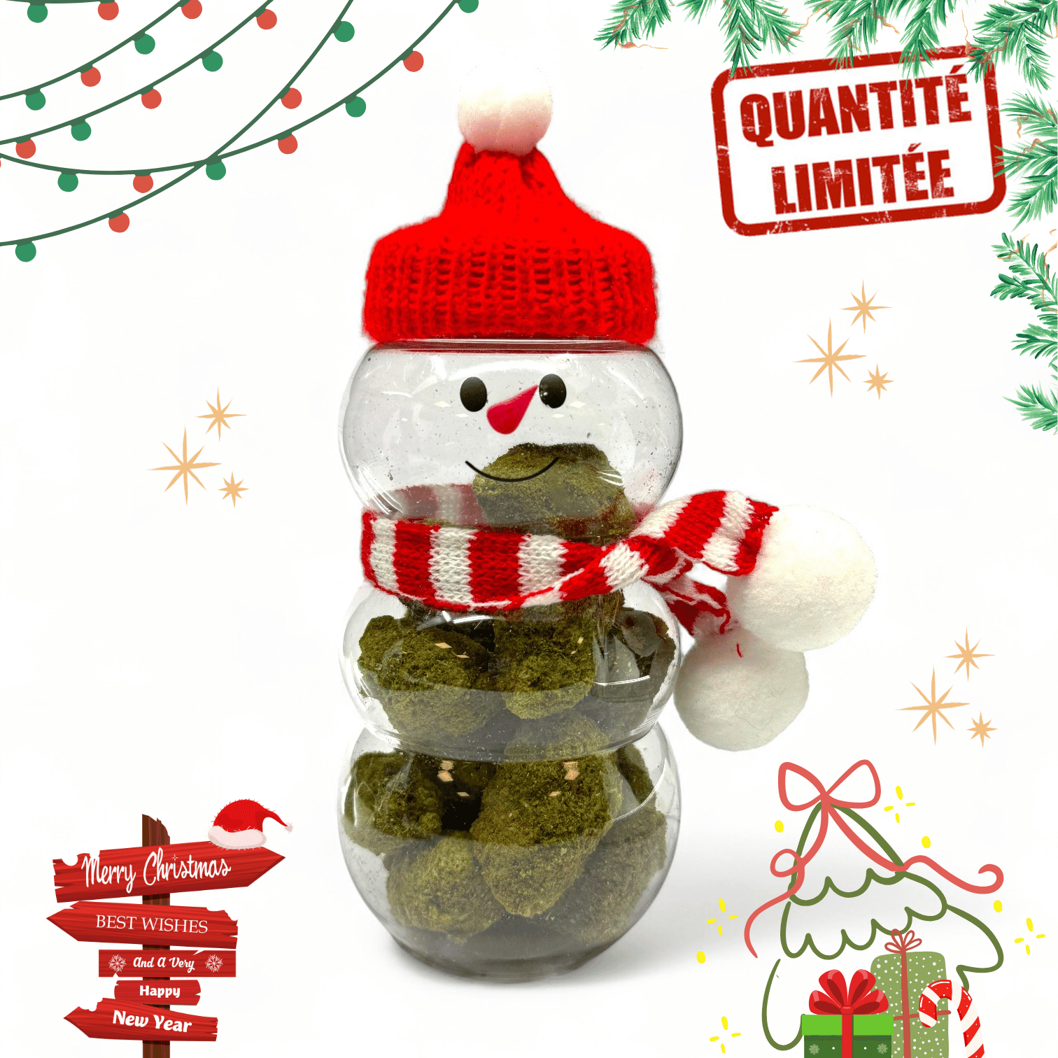 Fleurs CBD Frozen Édition Noël 20GR - Édition Limitée