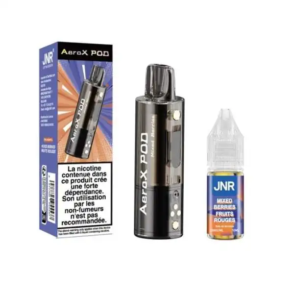 Pod JNR AeroX + E-liquide...