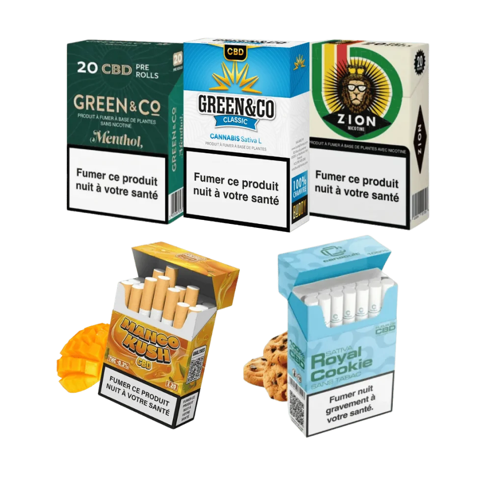 Pack Découverte Premium 5 Cigarettes CBD