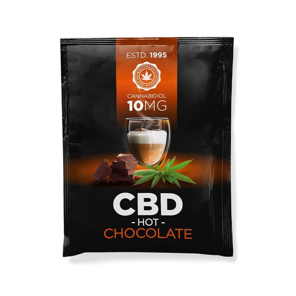 Chocolat chaud au CBD 10mg  10 sachets | MULTITRANCE