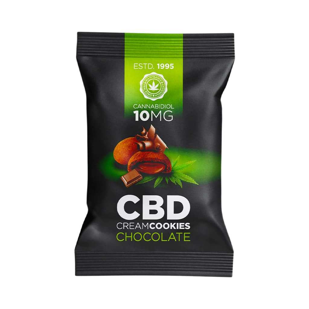 Biscuits Chocolat au CBD 10mg - Boîte de 24 biscuits | MULTITRANCE