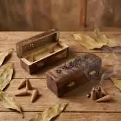 Boîte Encens Cônes Bois Manguier