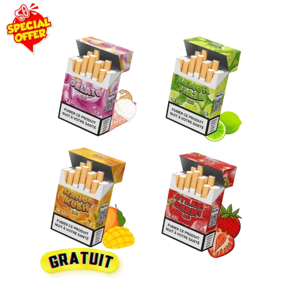 Pack 4 Cigarettes CBD Cocoribud Premium