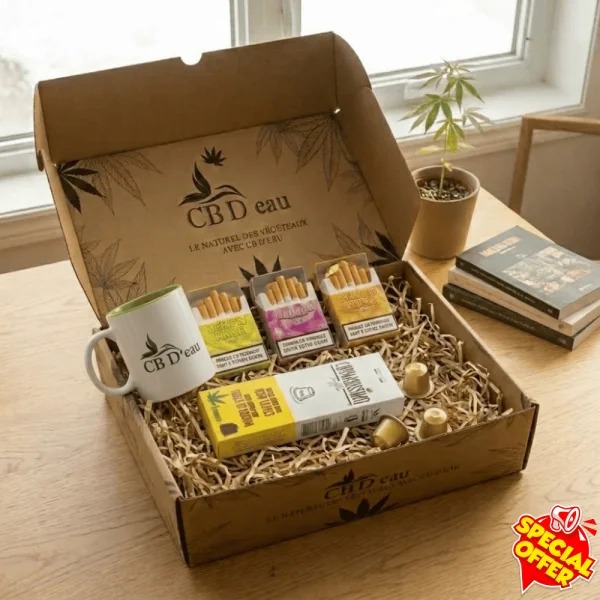 Pack CBD Pause Café - Mug + Café Chanvre + 3 Cigarettes CocoriBud