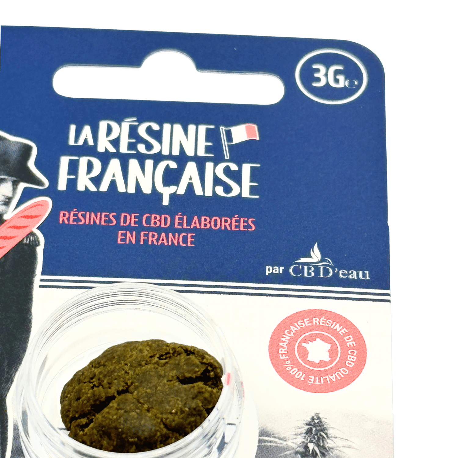 Solide Hash - Résine Française 3g - 34% CBD CBN