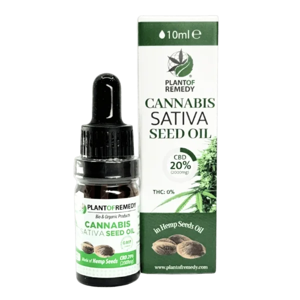 Huile CBD 20% graines de chanvre | PLANT OF REMEDY