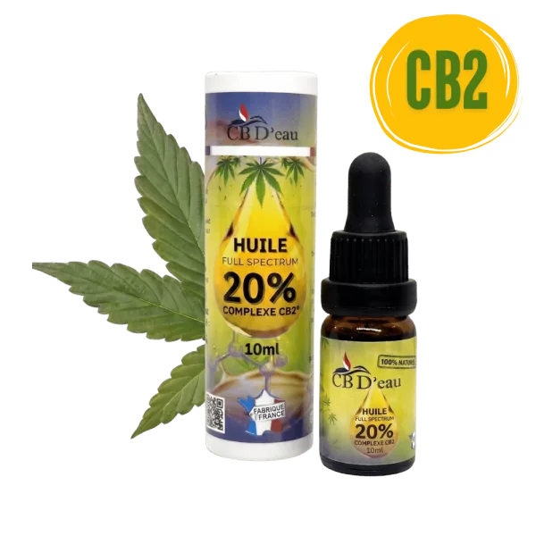 Huile Complexe CB2 20% Full Spectrum | CBD'EAU
