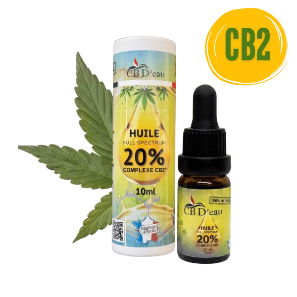Huile Complexe CB2 20% Full Spectrum | CBD'EAU