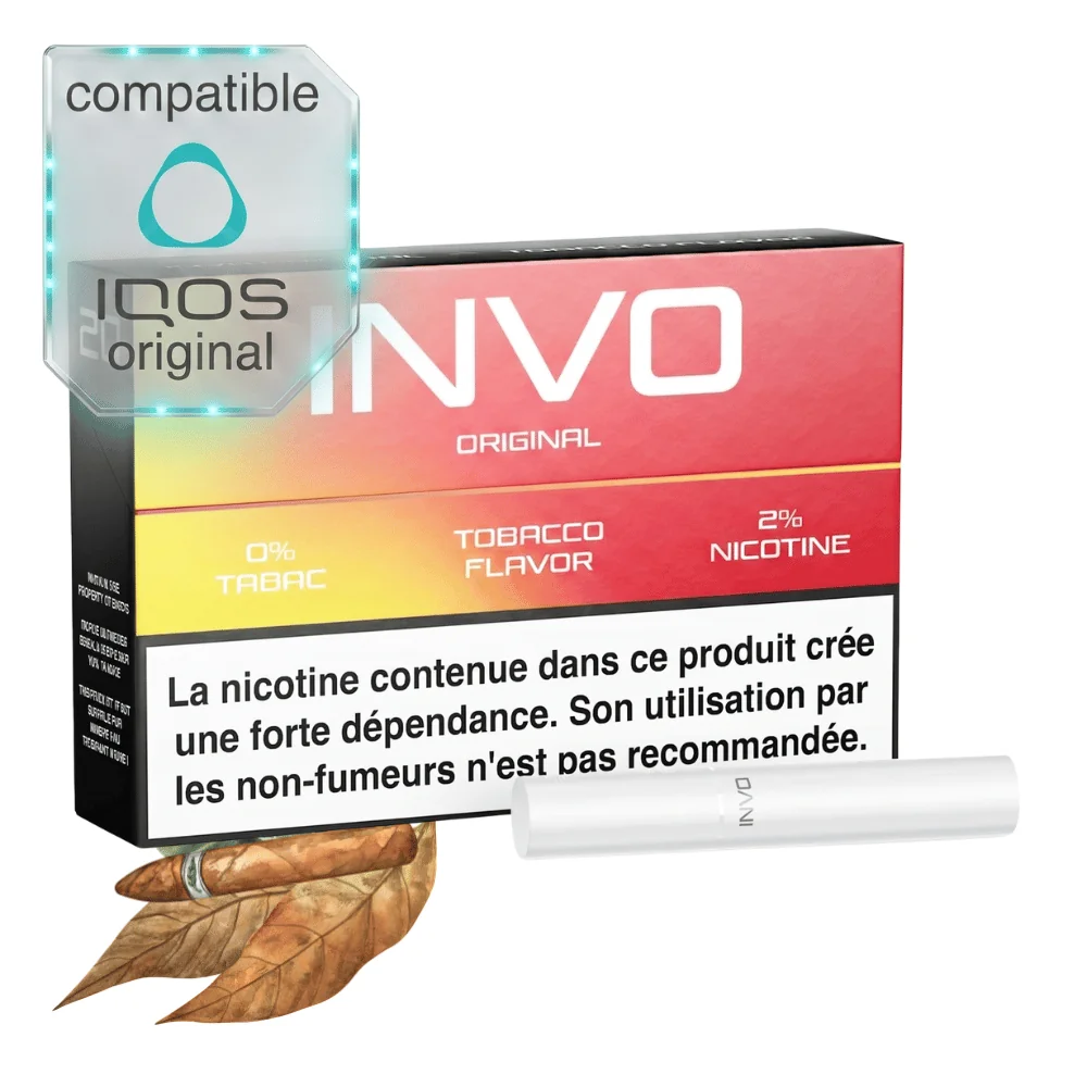 INVO Original Tabac - Recharge x20 sans tabac INVO Original Tabac - Recharge x20 sans tabac